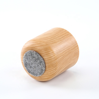 Pieds de meubles en plastique effet marbre crème et grain de bois, cylindriques ronds de 60 mm avec boulon pour canapé