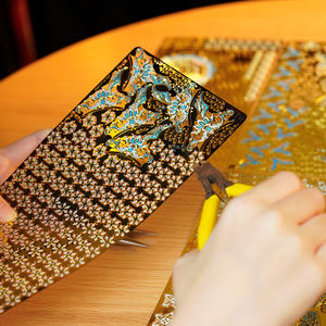 Puzzle <span class=keywords><strong>3D</strong></span> en métal sans os <span class=keywords><strong>Piececool</strong></span>, lanterne, style chinois traditionnel moderne, modèle d'assemblage DIY, artisanat décoratif pour adultes et enfants - Product Image 2