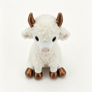 Peluche de vaca Highland blanca personalizada, peluche de vaca Highland, peluche de vaca escocesa, peluche de vaca suave y esponjoso - Product Image 5