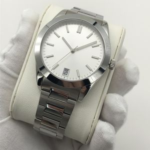 カスタムロゴ夜光文字盤40mmエレガントクォーツ腕時計メンズステンレス防水プライベートラベルスチールウォッチ - Product Image 2