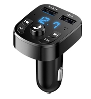 Penjualan Terbaik Hands-free BT Transmitter MP3 pemutar Modulator penerima Audio 2 USB pengisian cepat untuk iphone 17 untuk Android untuk mobil