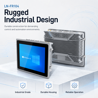 Computadora Industrial con Panel Táctil Integrado de 10.4 Pulgadas, Doble LAN, COM, USB, HD, Compatible con Windows y Linux, HMI, OEM, ODM, Personalizable