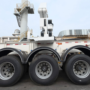 נגרר פלדה להובלת מכולות 20-45 רגל עם הרמה צידית ומעמיס למשאיות סמי-טריילר - Product Image 3