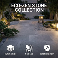 Dalles et marches en pierre de quartz naturel pour la décoration des espaces commerciaux et des cours extérieures