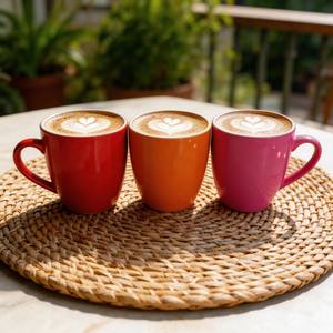 Nouveaux produits – Tasses en céramique vertes effet laqué, style Dollar <span class=keywords><strong>Store</strong></span>, marque HARVIT, design minimaliste, origine Shandong - Product Image 1