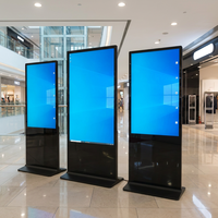Affichage numérique sur pied avec écran tactile LCD, kiosque totem ultra interactif pour la publicité commerciale, en stock aux États-Unis