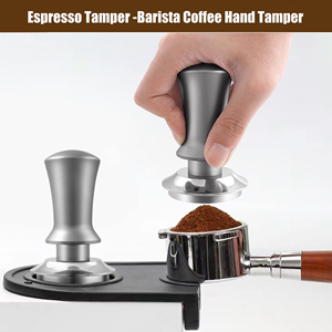 Outils de barista, tamper à café en acier inoxydable élastique calibré, accessoires pour café, tamper à ressort pour expresso 51/53/58 mm - Product Image 3