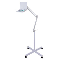 Folding Table Desk Swing Arm Magnifying Glasses Dental and Surgical Lamp Magnifying Glass Lamp with Stamp for Beauty Salon