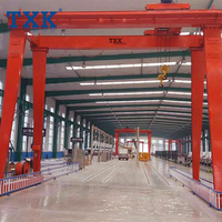 Grue portique TXK 5t pour extérieur/intérieur avec télécommande sans fil et palan électrique pour usine de fabrication