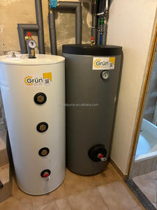 250L 80D Almacenamiento de agua caliente A + SUS304 SUS316L Bomba de calentador <span class=keywords><strong>solar</strong></span> dúplex Intercambiador de calefacción térmica híbrida Bobina Cilindro Tanque Caldera - Product Image 6