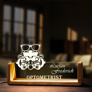 Base de Veilleuse LED 3D Moderne en Bois à Brancher, Vente en Gros ODM, pour Salon, Design Lumineux en Forme de U à Illusion 3D - Product Image 6