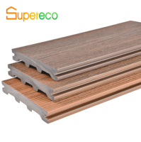 Plancher en bois composite imperméable pour terrasse extérieure, revêtement de sol WPC