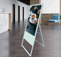 Support de sol intérieur Totem Poster Mobile Battery Display Holder Guangdong Mall Kiosk Design Touch Kiosk Android LCD Kiosk