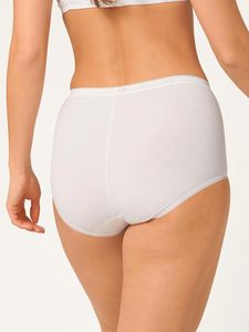 Culotte hipster basique taille haute <span class=keywords><strong>Sloggi</strong></span> pour femme, unie, avec propriétés antibactériennes et broderies - Product Image 2