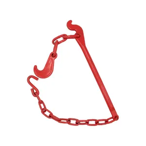 Lever tensioner/ level load bonder for lashing chain