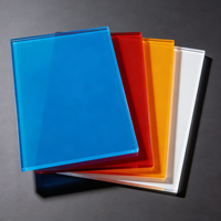 Lámina Acrílica de Color Azul Brillante de 10 mm, Superficie Mate, para Menús de Cafetería, Resistente a los Arañazos, Fácil de Cortar, Moldeado a Medida