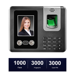 Système de pointage biométrique sans fil avec lecteur d'empreintes digitales, prise US, enregistrement du temps de présence des employés et logiciel gratuit - Product Image 1