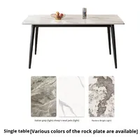 Ensemble table et chaises de salle à manger 2 places MYUZLight 2025, style italien de luxe, en bois massif, finition mate, rectangulaire, sans assemblage