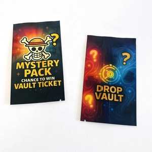 Tùy chỉnh giao dịch thẻ Mylar nhiệt niêm phong túi phim hoạt hình chơi thẻ đứng lên túi nhỏ túi nhựa bao bì lá cho bao bì thẻ - Product Image 6