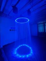 Nouvel anneau de LED cinétique de contrôle DMX512 avec système d'éclairage cinétique Led DMX Led boule cinétique de levage DMX