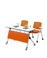 Vente en gros de chaise pliante de bureau en maille Bloc-notes chaise de formation pliable pour salle de conférence
