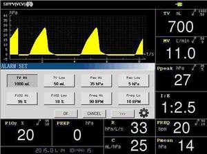 Ventilador Veterinario EURVET para UCI, Pantalla LCD de 10.4 Pulgadas, Múltiples Modos de Respiración, <span class=keywords><strong>Aparato</strong></span> de Respiración Veterinaria - Product Image 6