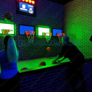 Jeu de basket-ball intérieur interactif pour les enfants et les adultes Divertissement de lumière LED au centre d'attractions du centre commercial - Product Image 5