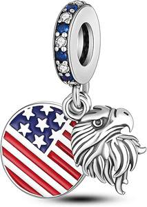 100% del encanto de la plata esterlina 925 de Jamaica de Bandera de País encanto personalizado cuentas de plata bandera de la joyería de Diy - Product Image 4