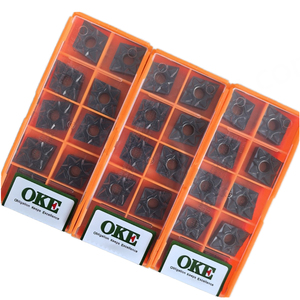 Insertos Cuadrados Negativos de Carburo de Tungsteno CNMG120404-MF OP1315, Recubrimiento CVD/PVD, HSS, OEM Personalizable, para Torno CNC, HRC40-60 - Product Image 1