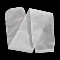 Tissu filtrant en polyester avec cordon de serrage ou fermeture éclair