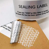 Autocollant de sécurité personnalisé avec logo, étanche, inviolable, pour garantie, étiquette de scellage pour emballage de produits