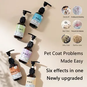 Custom Design Multiple Fragrances Mild Formula Moisturizing 6-in-1 Jasmine 100ml Pet Shampoo For Puppies