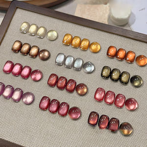 AILANUO Set de Esmaltes de Gel UV Veganos y Ecológicos de 12 Colores Yanzhen Qing Feng Shui-Efecto Ojo de Gato, No Tóxicos, 15ml, para Salón y Uso Personal (OEM) - Product Image 1