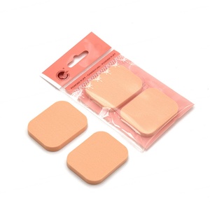 2 éponges de maquillage rondes et carrées, utilisation humide ou sèche, en latex doux, pour fond de teint et poudre, pour le maquillage du visage - Product Image 4