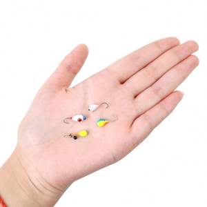 Leurre pour <span class=keywords><strong>la</strong></span> pêche sur glace, composé <span class=keywords><strong>de</strong></span> tête <span class=keywords><strong>en</strong></span> tungstène, yeux abdominaux, <span class=keywords><strong>de</strong></span> couleur jaune or, vente <span class=keywords><strong>en</strong></span> gros, - Product Image 4