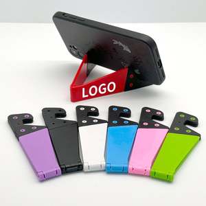 Soporte Plegable para Teléfono Celular con Logotipo Personalizado, Soporte de Escritorio en Forma de V Colorido y Económico para Regalo Promocional - Product Image 4