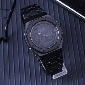 Kit de modification <span class=keywords><strong>Casio</strong></span> BMT GA2100/<span class=keywords><strong>GA</strong></span>-<span class=keywords><strong>2110</strong></span>, acier inoxydable 316L, lunette de montre, bracelet de remplacement, accessoires, modèle VT-GA01 - Product Image 5