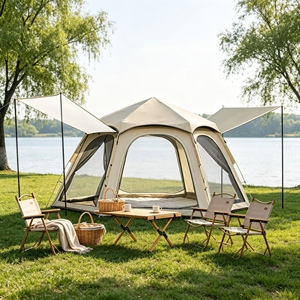 Tentes de camping en gros à prix abordable avec structure pop-up pour les excursions de loisirs en plein air sur les collines - Product Image 1