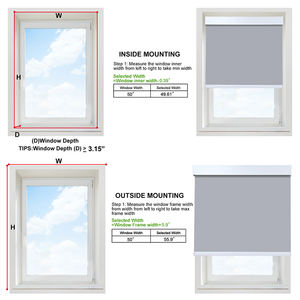 ZSTARR 제조 방수 내장 스마트 알렉사 블루투스 와이파이 투야 지그비 전동 정전 창 롤러 쉐이드 블라인드 - Product Image 6