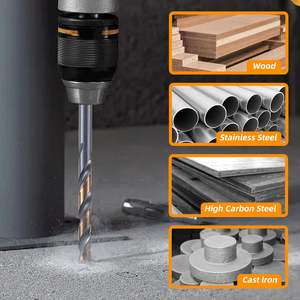 ชุดดอกสว่านโคบอลต์เจียรเต็มรูปแบบ19ชิ้น M35สว่านเจาะเหล็กความเร็วสูง2025ชิ้น - Product Image 3