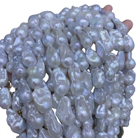 Perles en vrac, perles de culture d'eau douce, collier de perles baroques, perles baroques d'eau douce