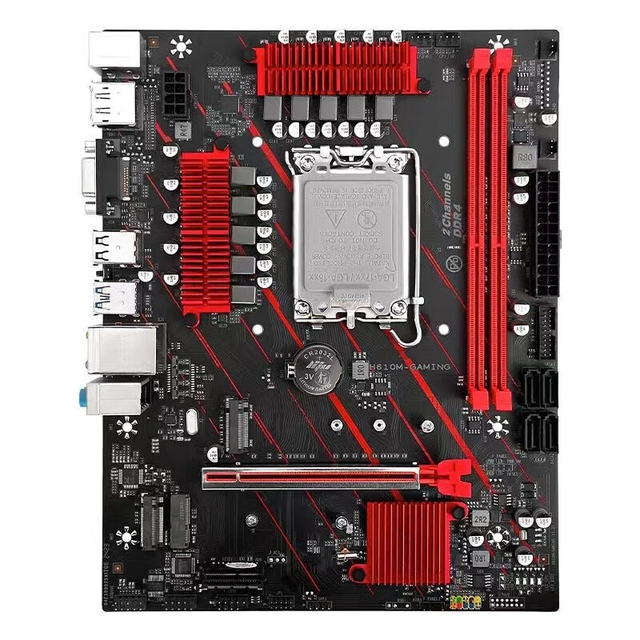 Original New  H610M Gaming DDR4 DDR5  CPU I3 I5 12100 12400  LGA1700 MATX for Pc Computer Office and Household Use Gaming Mother