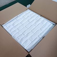 Panneau mural cannelé de qualité supérieure, panneau de décoration intérieure en composite plastique durable