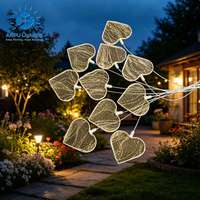 Guirlandes lumineuses LED en forme de cœur Anpu romantiques, classées IP65, pour la décoration extérieure de mariages, de fêtes et de jardins