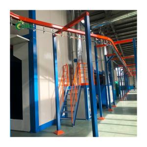 Komple toz kaplama ekipmanı hat-otomatik konveyör + püskürtme tabancası + kür tüneli | En iyi fiyat - Product Image 5