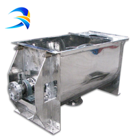 Nouveau mélangeur horizontal de poudre sèche à chauffage par eau, personnalisé par le fabricant, en acier SUS316, puissance 4kW, pour produits chimiques et transformation alimentaire XT