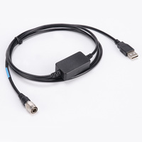 Câble de données pour station totale avec connecteur 6 broches et USB FC-24USB (WIN10)