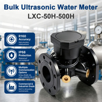 Compteur d'eau intelligent à ultrasons en gros DN50-DN500 avec batterie 4G LoRaWAN RS485 pour lecture à distance pour l'irrigation agricole
