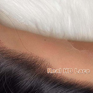 Fermeture en dentelle HD 4x4 5x5 <span class=keywords><strong>6x6</strong></span>, dentelle suisse HD 13x4, dentelle fine, fermeture invisible - Product Image 4