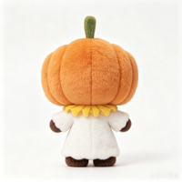 Peluche Citrouille d'Halloween Personnalisée OEM, Poupée en Peluche Jack-o'-lantern Douce pour Enfants et Adultes, Décoration de Fête et de Maison, Vente en Gros